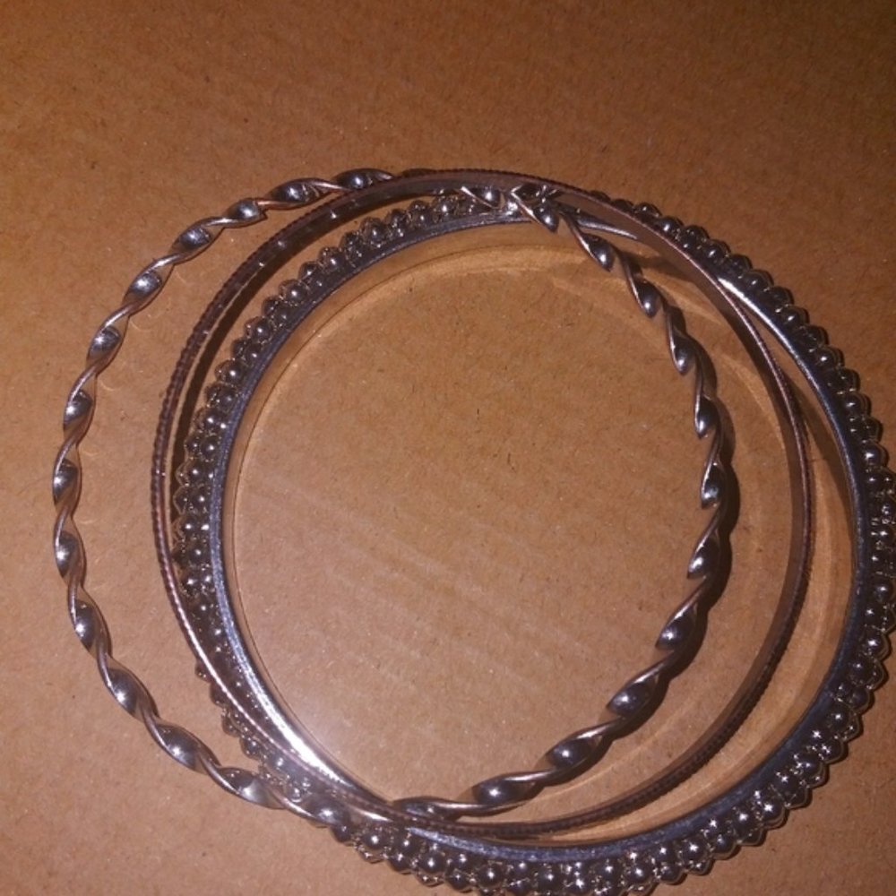 Silver bracelets